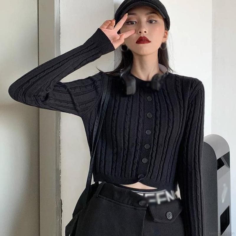 [Baywellfashion]Retro Style, Languid Style, Slim Short Cardigan Sweater, Women's Jacket | BigBuy360 - bigbuy360.vn