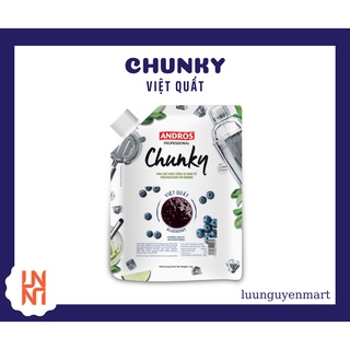 Mứt Trái Cây Pha Chế Chunky Việt Quất (Blueberry)  Bịch 1kg
