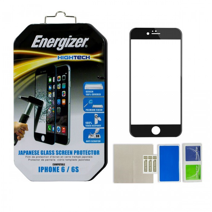 Miếng dán cường lực full viền Energizer cho iPhone 6/ 6S - ENHTTGPRIP6