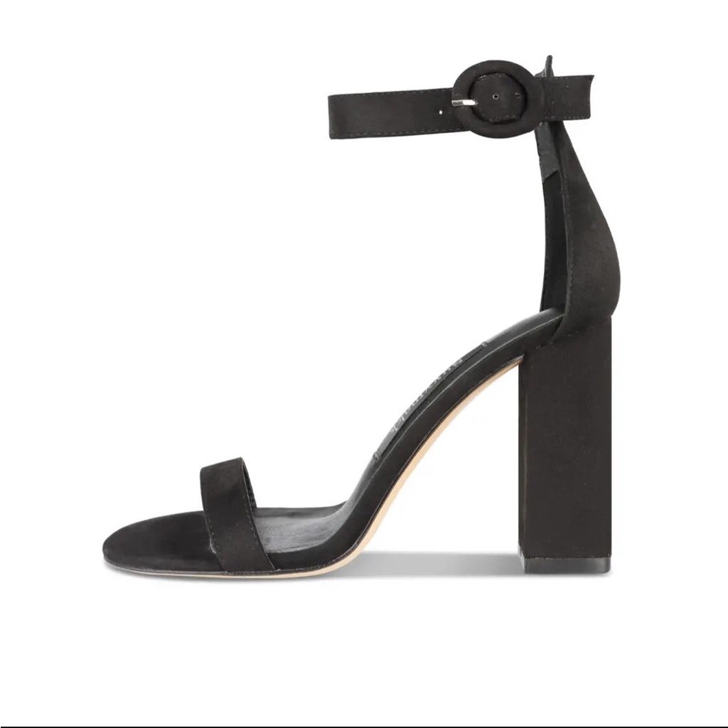 Giày cao gót đế vuông 7 phân Đen/ Trắng - Sandal đế vuông 7 phân Hàng thiết kế độc quyền CG950