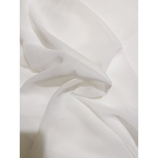 vải chifon,voan lụa trắng