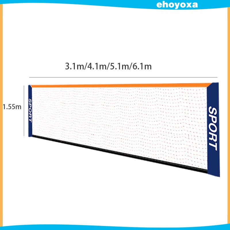 Bộ Lưới Đánh Cầu Lông / Tennis / Bóng Đá Bằng Nylon Nhỏ Gọn Cho Trẻ Em