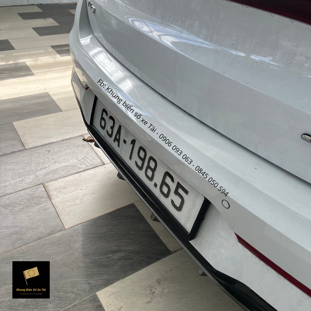 Khung biển số dài xe ô tô Châu Âu Wurth phiên bản cho biển dài form mới.