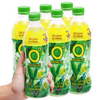 Lốc 6 chai Trà Xanh Không Độ 455ml