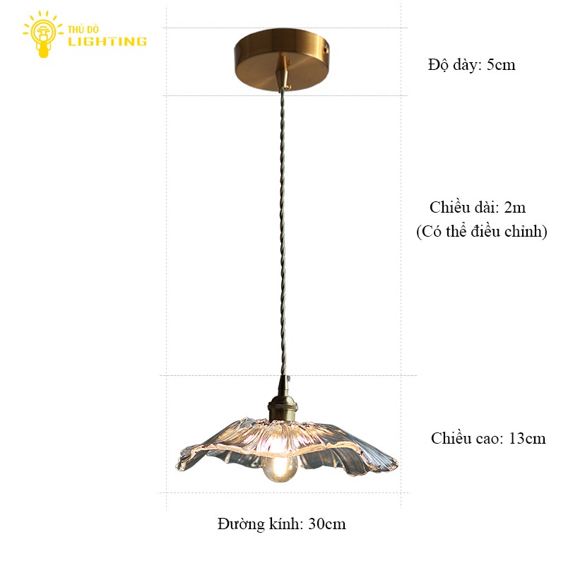 Đèn Thả Trang Trí Phòng Ăn Phòng Khách Đơn Hoa Cúc THỦ ĐÔ LIGHTING Mang Phong Cách Hiện Đại Bảo Hành 12 Tháng