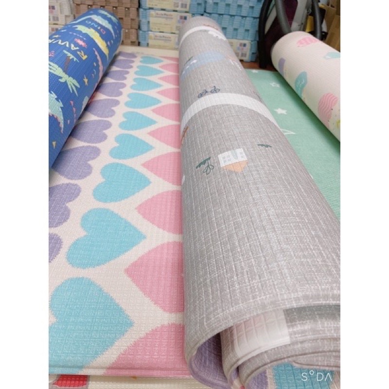 Thảm chơi trẻ em thảm Sillicon Babycare Korea chống thấm, trơn trượt, va đập; không mùi, phai màu độ bền 10 năm
