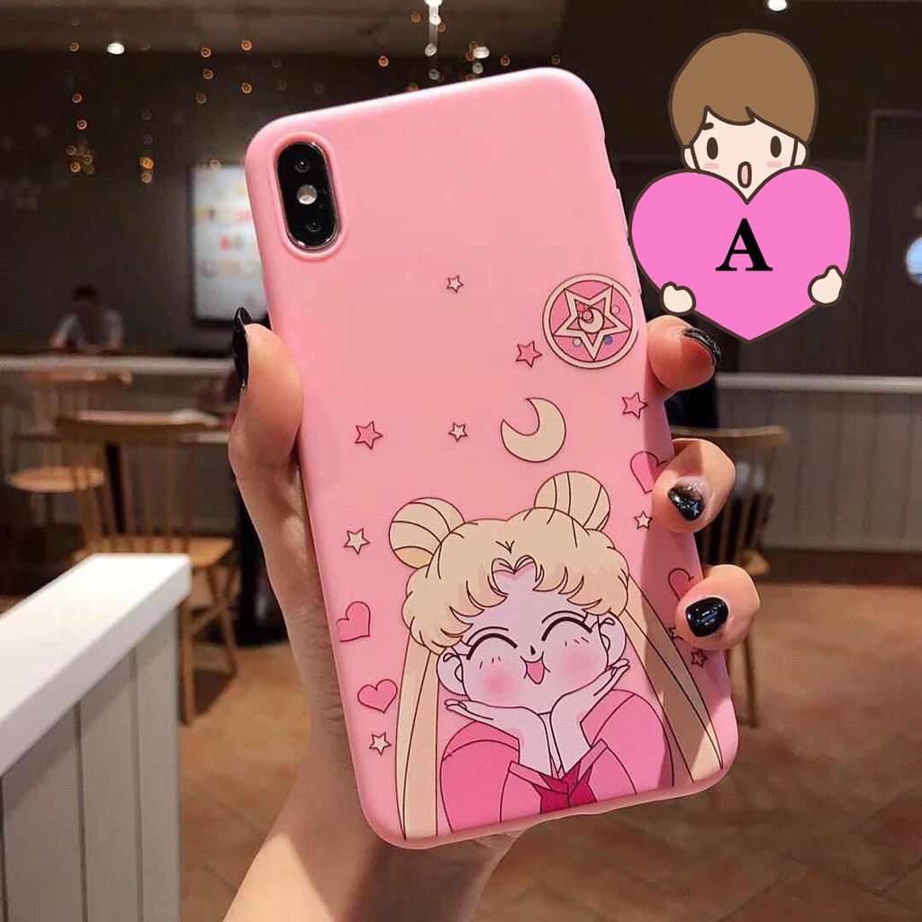 Fro OPPO A71/F5/A79/A83&A1 Cute Anime Thủy thủ mặt trăng di động Shell