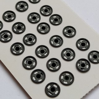 Cúc bấm kim loại 7mm (Vỉ 24 chiếc)