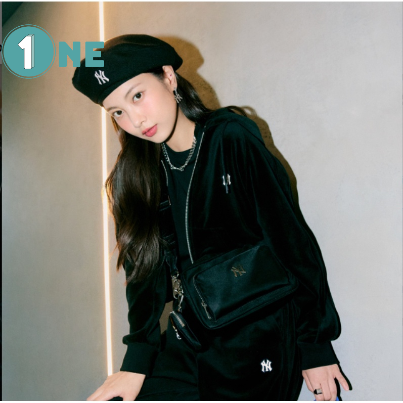 ( Chuẩn Hãng ) Túi Đeo Chéo MLB NY Nylon BKS Full Tag Mac