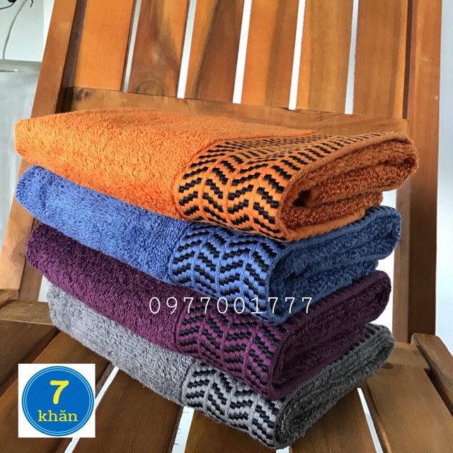 Khăn mặt Songwol 100% cotton cao cấp dày dặn - Mũi tên