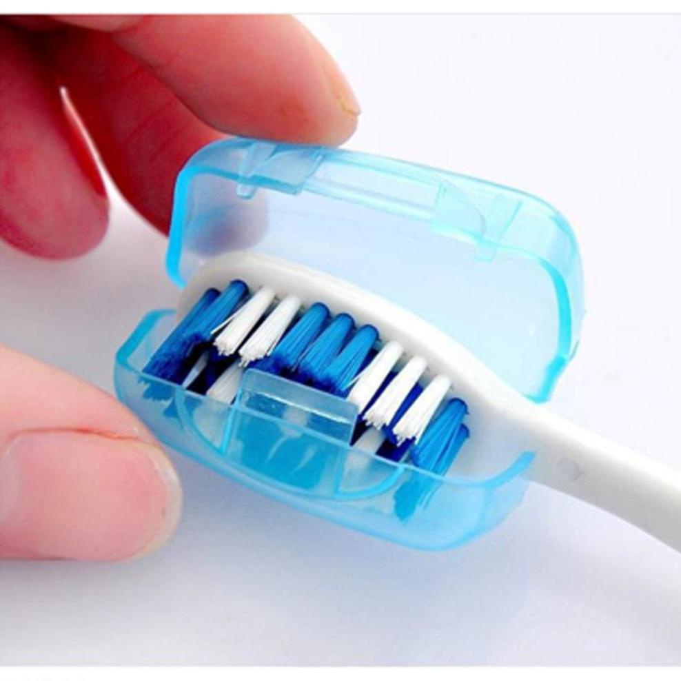 NẮP NHỰA BỌC ĐẦU BÀN CHẢI ĐÁNH RĂNG NHIỀU MÀU CÓ LỖ THÔNG KHÍ, NÚT ĐẬY BỊT BẢO VỆ ĐẦU BÀN CHẢI TIỆN LỢI KHI ĐI DU LỊCH