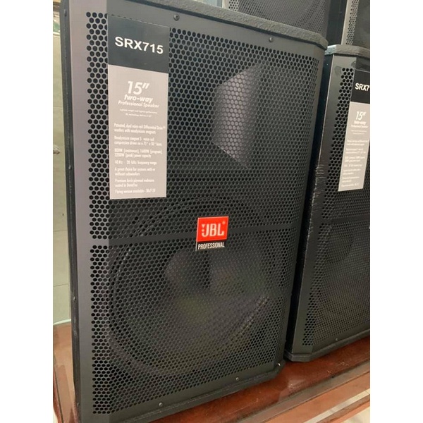 TEM LOA JBL SRX 715 , 725, 718S, 728S DECAL CÓ KEO DÍNH DÙNG ĐỂ DÁN MẶT THÙNG LOA , KÍCH THƯỚC 9 x 10CM - GIÁ 1 TEM