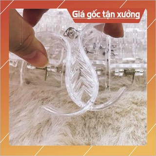 Kẹp càng cua trắng trong ( 3 răng, 5 răng)