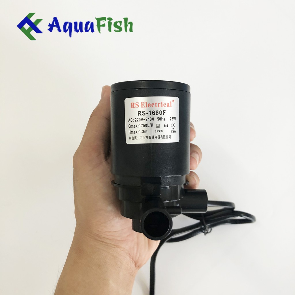 Máy Bơm Bể Cá 3 Chức Năng Đẩy Luồng, Tạo Oxy, Bơm Lên Lọc RS-1680F, KK-1680