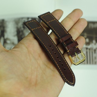 Dây đồng hồ nam - Da bò nhập khẩu - Đồ da Handmade DTD038