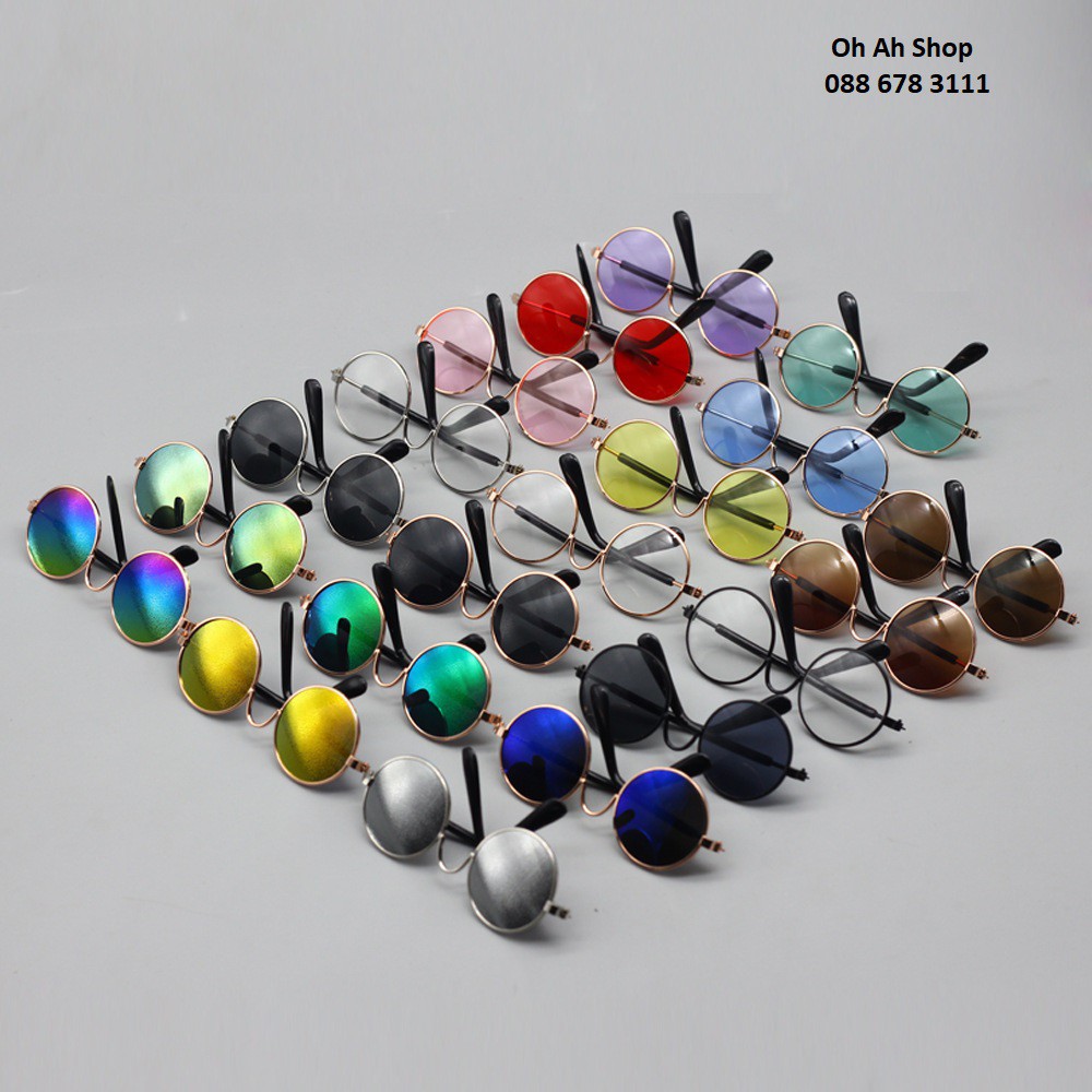 🍓 Kính doll mắt tròn 8cm 10cm và 12cm