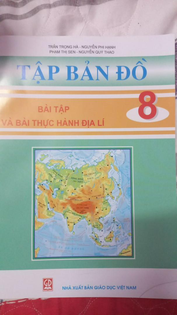 Sách - Tập Bản Đồ - Bài Tập Và Bài Thực Hành Địa Lí Lớp 8 | Shopee Việt Nam