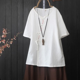 Áo linen X đỏ