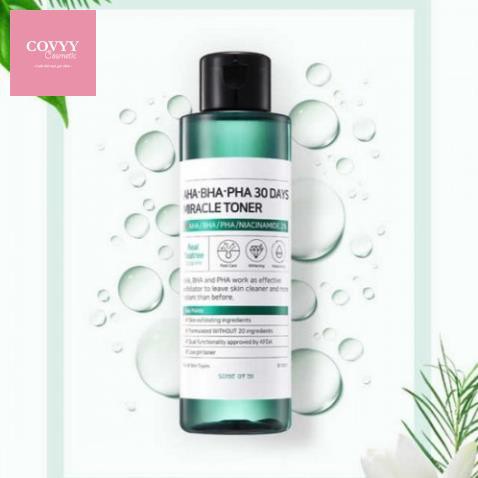 Toner Dưỡng Ẩm Làm Sạch Some By Mi AHA BHA PHA 30 Days Miracle Toner