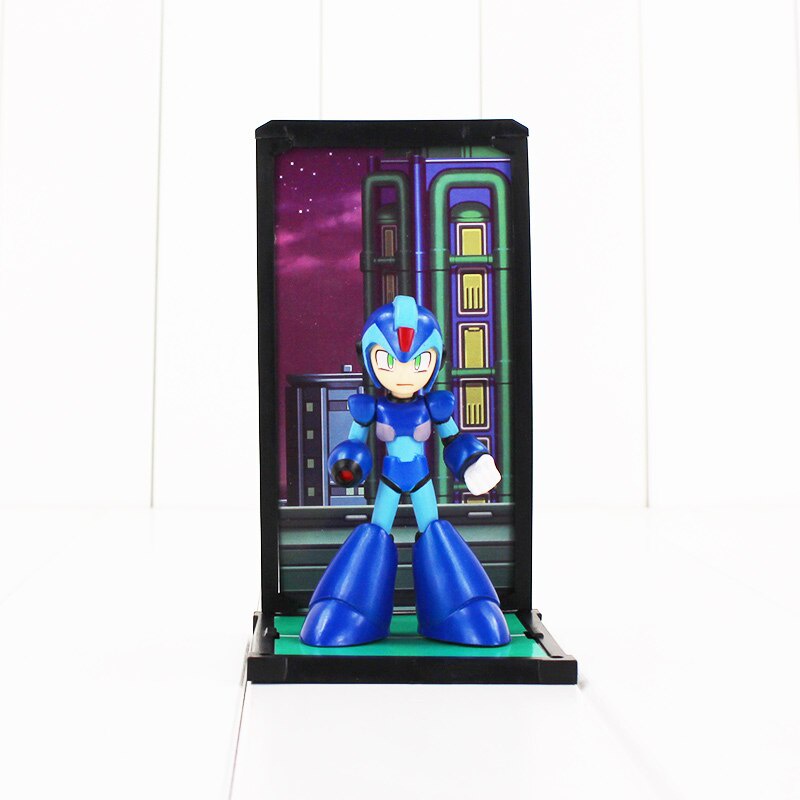 Set 2 Mô Hình Nhân Vật Megaman Rockman Xanh Đỏ Rokkuman 15CM