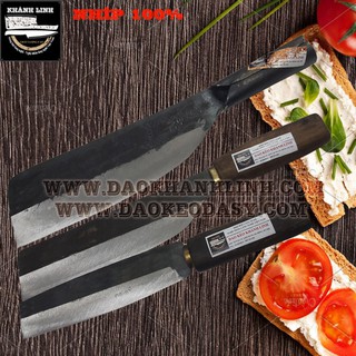 Bộ Dao Khánh Linh (dao Đa Sỹ) - Combo 03 dao nhà bếp (Dao phay + dao bài thái + dao chuối bột) bằng nhíp 100% (Bộ số 3)