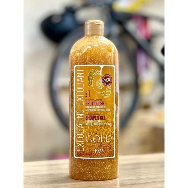 SỮA TẮM TRẮNG DA - TẨY DA CHẾT F&W PHÁP 940ML