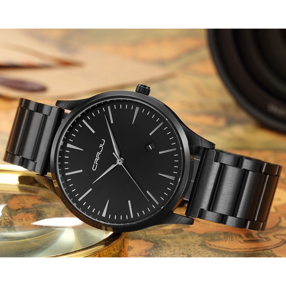 Đồng Hồ Đeo Tay CRRJU 2135 Chống Nước Bằng Inox Phong Cách Thể Thao Cho Nam | BigBuy360 - bigbuy360.vn