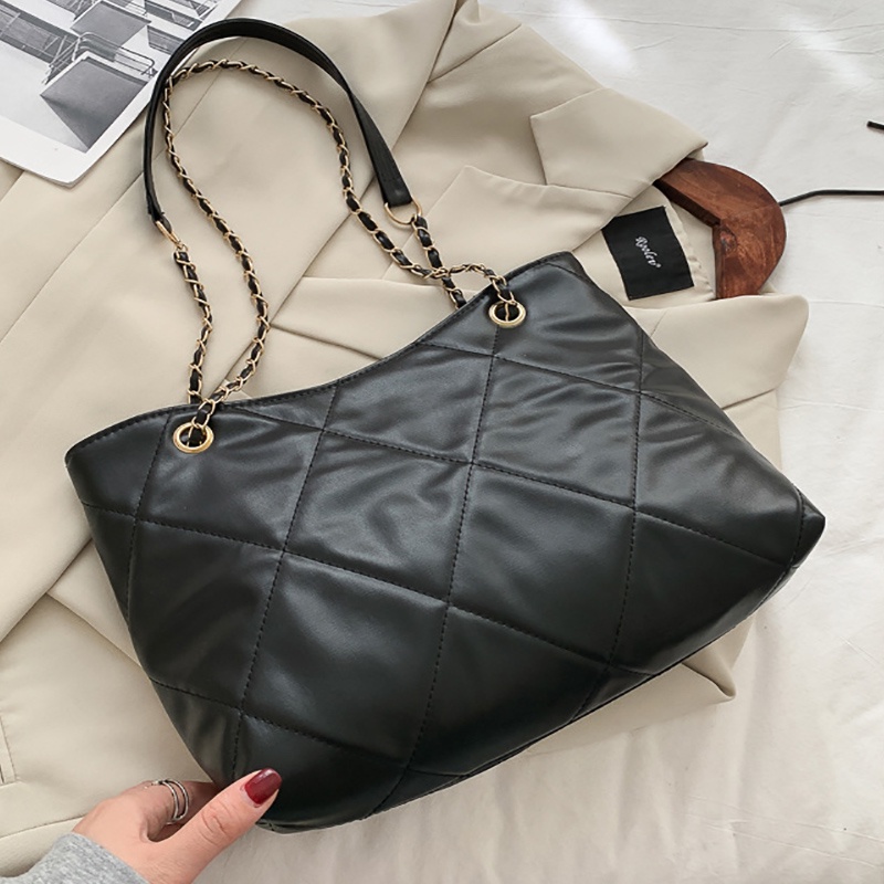 Ielgy Laurens Túi tote Đeo Vai Một Dây Xích Đơn Giản Nhỏ Gọn Phong Cách retro Thời Trang Mới