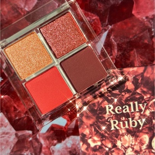 Colourop - Phấn Mắt 4 Ô Colourpop Really Ruby Pressed Powder Palette 5.9g