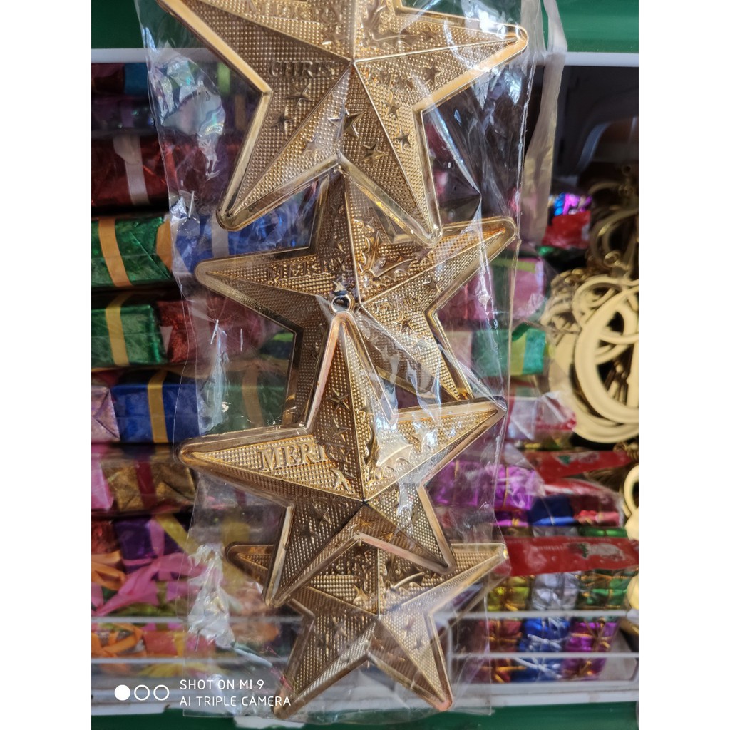 Ngôi Sao Đỉnh Trang Trí Cây Thông Noel