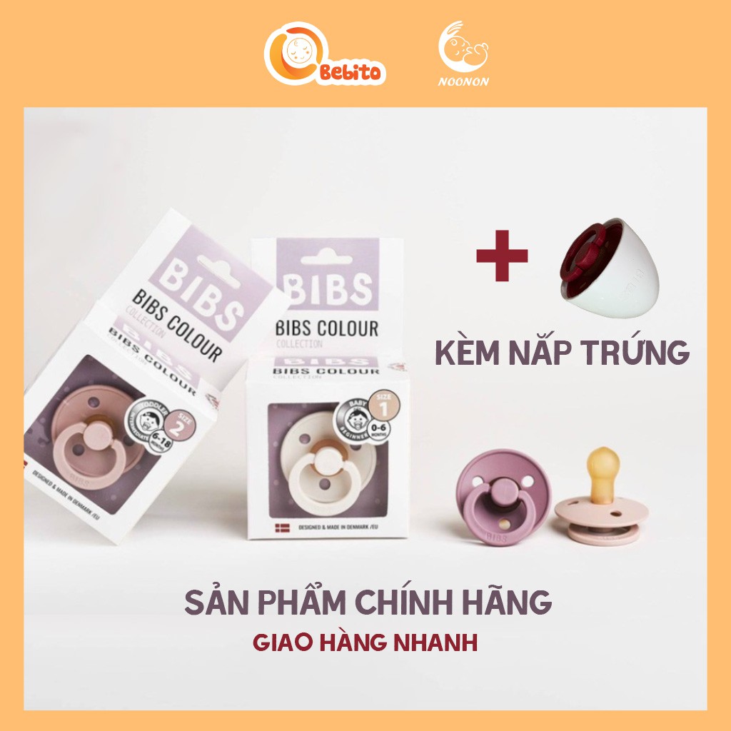 Ti Giả, Ty Giả BIBS Nhập Khẩu Đan Mạch Có Nắp Đậy, Dùng Hiệu Quả Nhất Cùng Quấn Chũn Nhộng Chũn