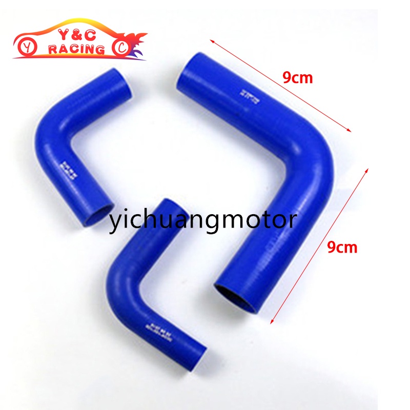 Ống silicone Nhỏ Chịu Nhiệt Cao 45 Độ / 90 Độ 6 / 8 / 10 / 12 / 14 / 16 / 20 / 22mm