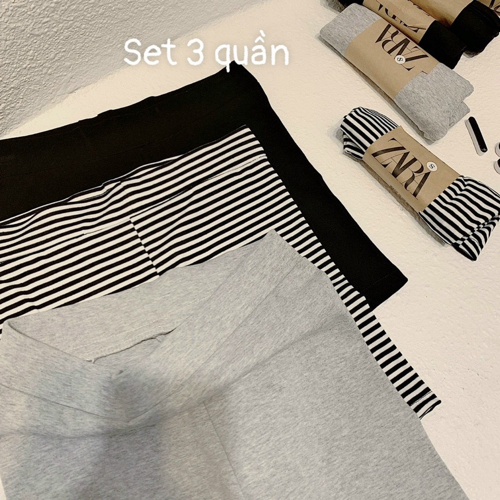 1 quần-quần legging ngắn cuộn dễ mặc thoải mái na