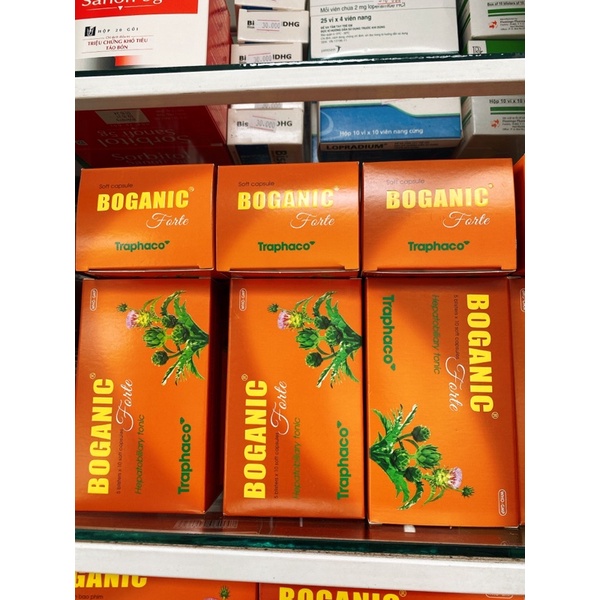 Bổ gan Boganic Forte Traphaco (Hộp 5 vỉ x 10 viên)