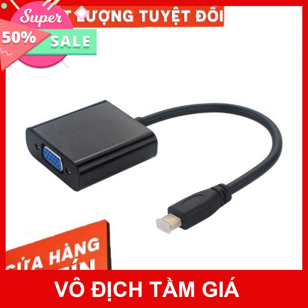 🆘🆘 Cáp Micro HDMi To VGA + Audio - Cáp Chuyển Micro HDMI Sang VGA ( Màu Ngẫu Nhiên ) 🆘🆘