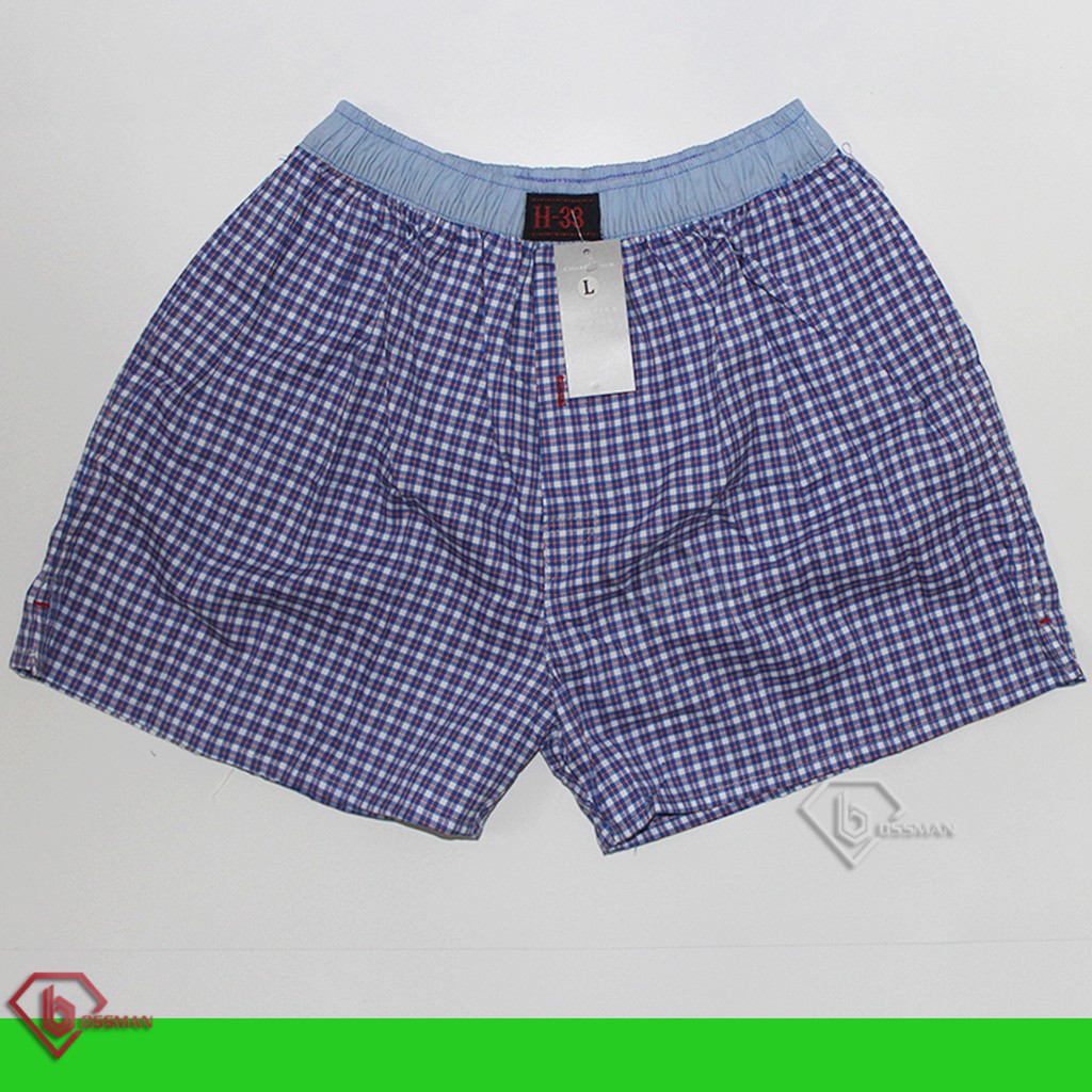 Quần Đùi Boxer Nam H33 sọc CARO Nhiều màu - Quần Ngủ Nam
