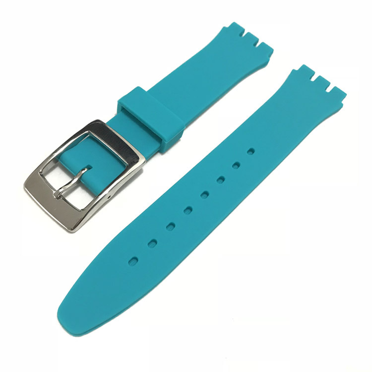 Dây Đeo Thay Thế Cho Đồng Hồ Swatch Strap 17mm 19mm Bằng Silicone Chất Lượng Cao