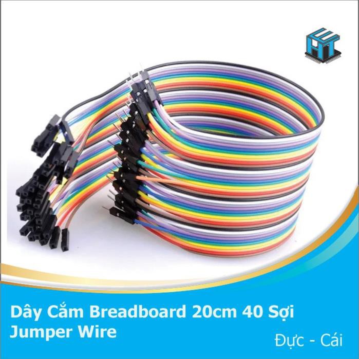 Dây Cắm Breadboard Testboard 40 Sợi Jumper Wire