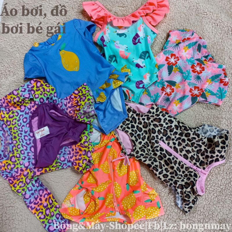 Áo bơi, đồ bơi cho bé gái 0-5 tuổi xuất dư