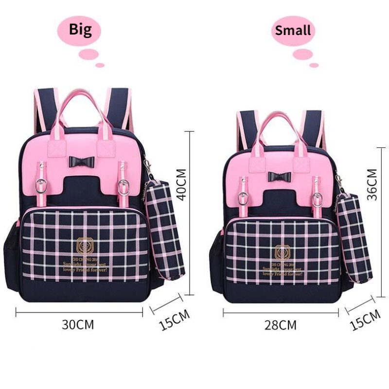 Balo Đi Học Cỡ Lớn Chống Thấm Nước Tiện Dụng Cho Bé Gái