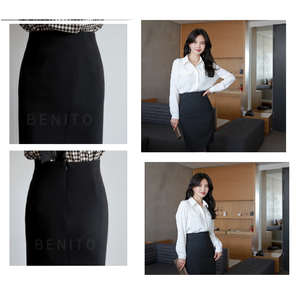 S- 5xl |Chân váy công sở cạp cao tà lệch siêu xinh (Oder 2-4 ngày) | BigBuy360 - bigbuy360.vn