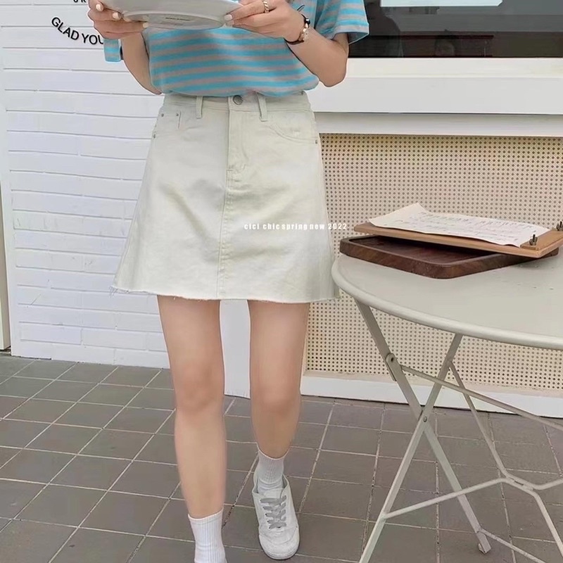 Chân váy Jeans ngắn
