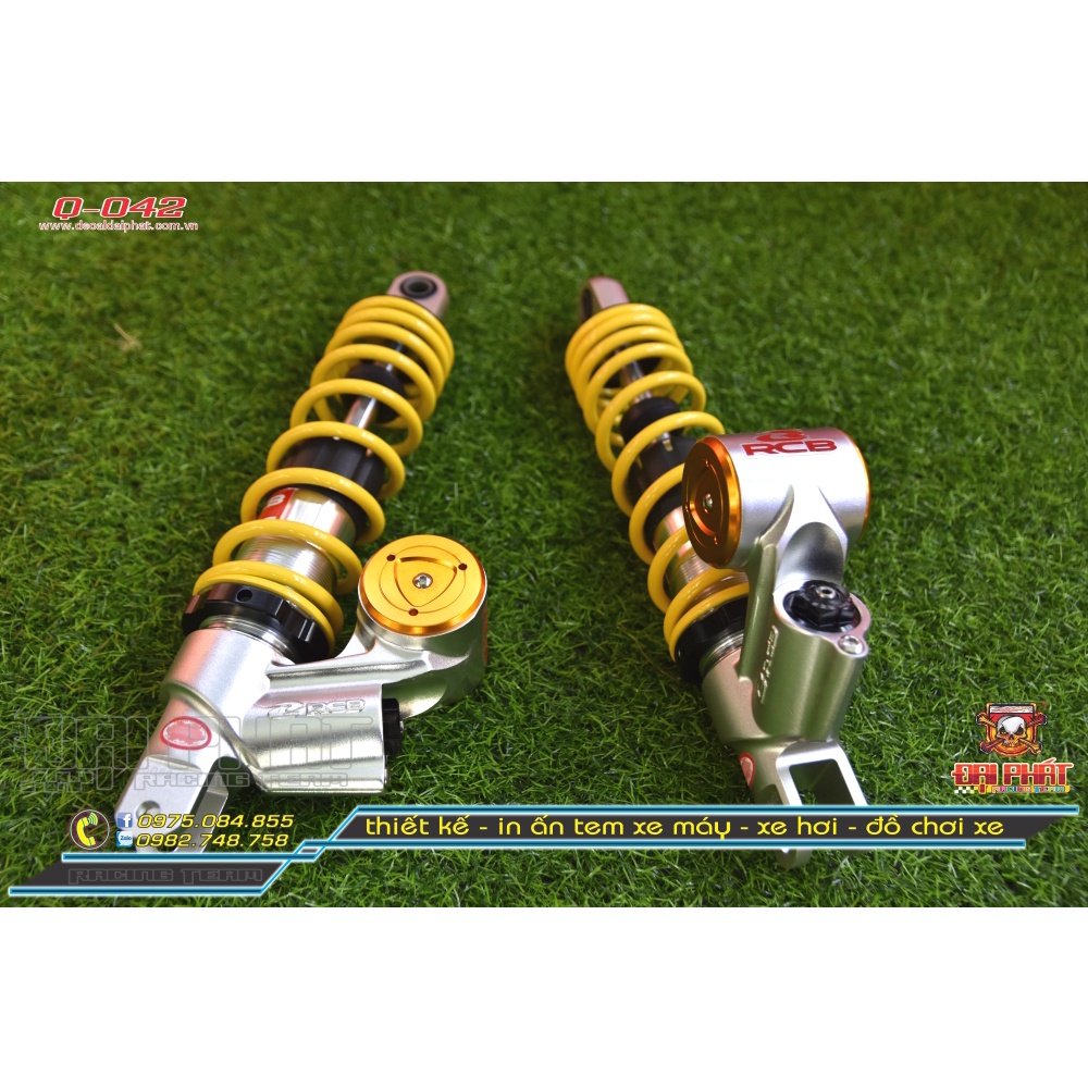 PHUỘC RCB BÌNH DẦU NẰM NGANG CHÍNH HÃNG DÀNH CHO XE AIRBLADE-NOUVO-NVX - Q-042