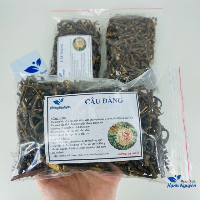 Câu đằng khô, sạch 100g ( Cây câu đằng loại 1 nhiều móc câu) - Thảo Dược Hạnh Nguyên