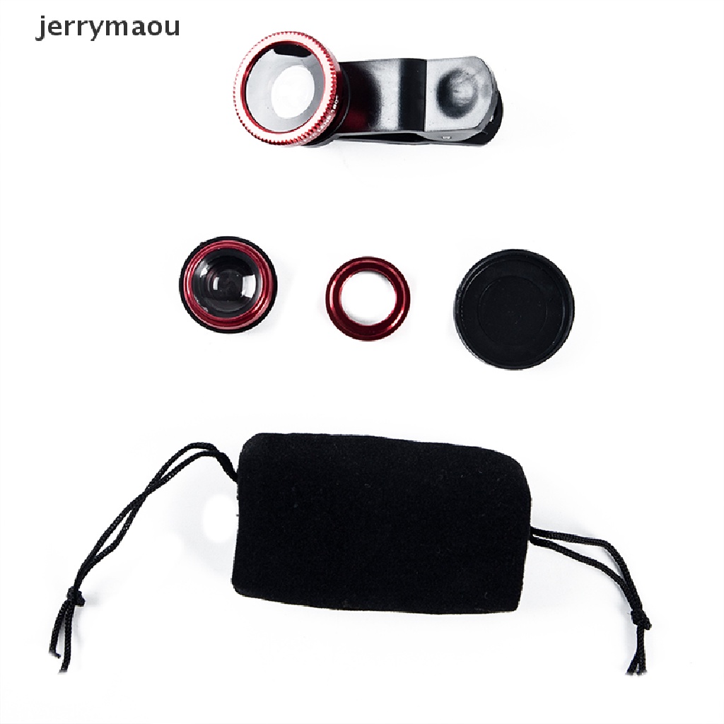 Bộ Lens Mắt Cá Góc Rộng 3 Trong 1 Cho Điện Thoại Di Động