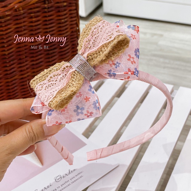 Băng đô / bờm tóc nơ handmade by Jenna&Jenny