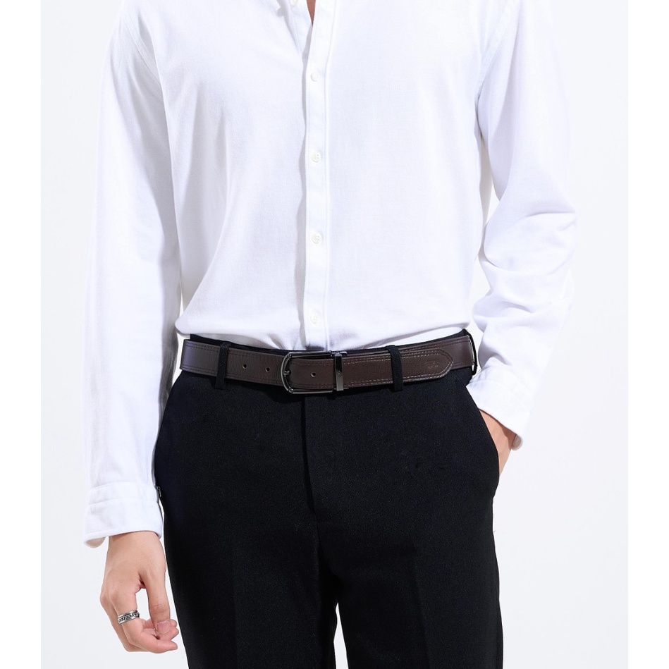 Thắt Lưng Nam Da Bò Cao Cấp Màu Đen, Màu Nâu, Màu Ghi, Màu Nâu Đất, Màu Xanh Nước Biển WT Leather LEO