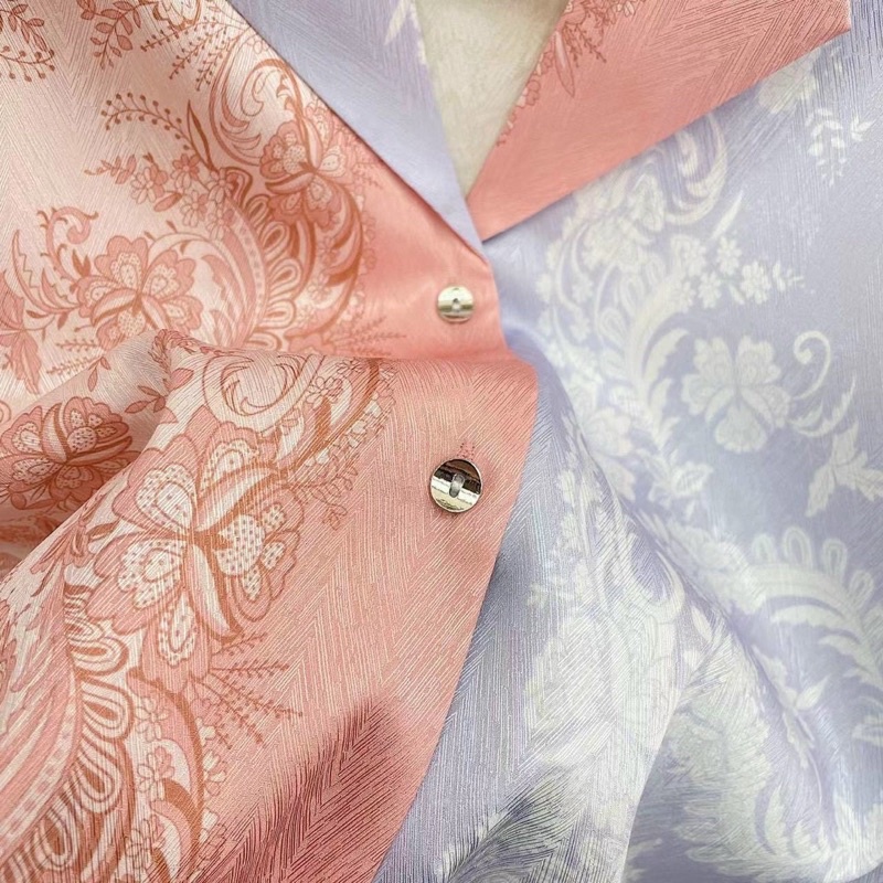 bộ ngủ mặc nhà pijama lụa xước cao cấp Quảng Châu khăn thái