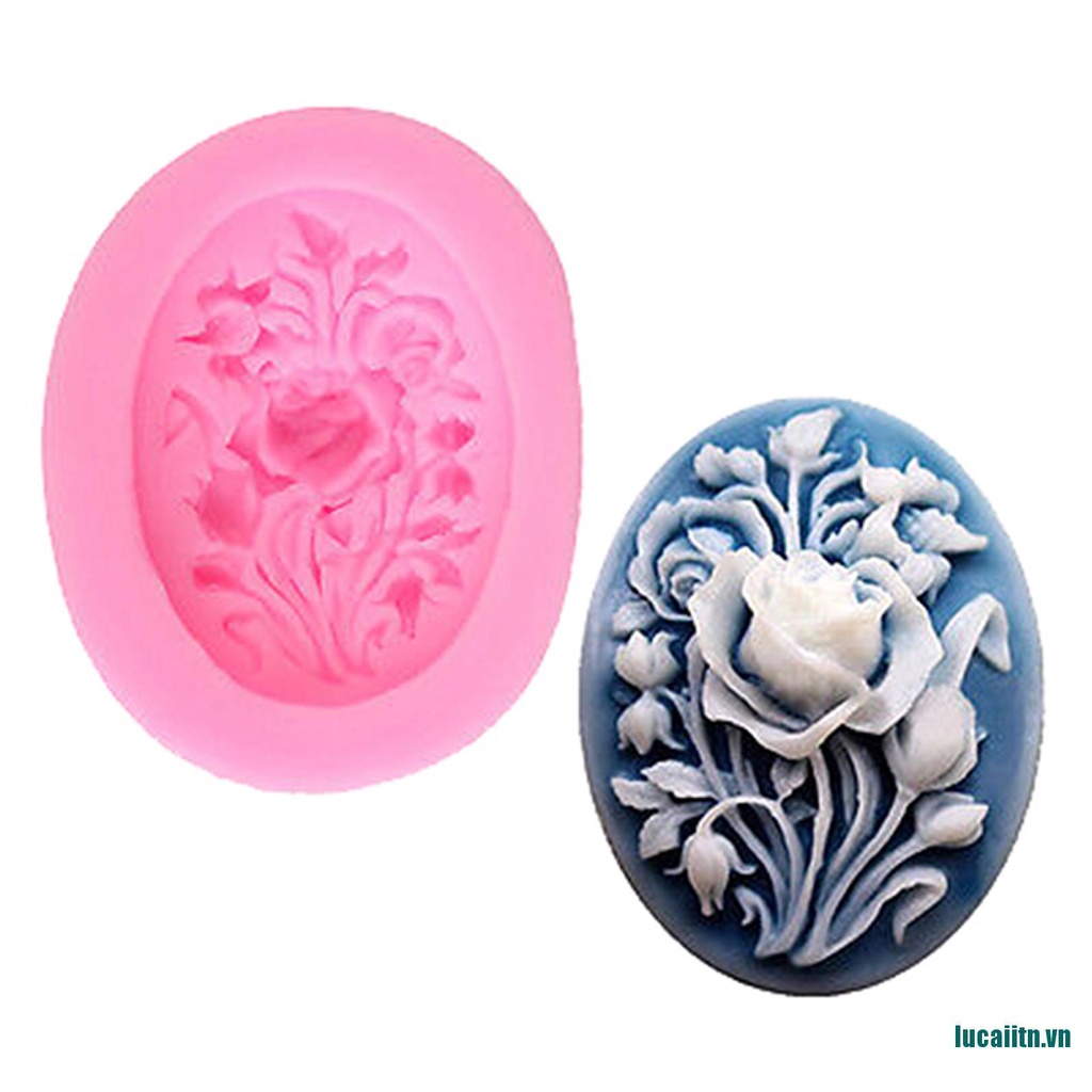 hot&Rose Flower Silicone Fondant Mold Cake Decor Chocolate Sugarcraft Baking Mould