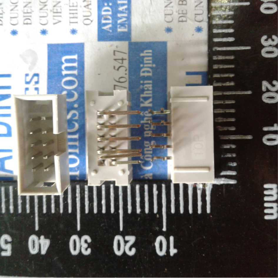Đầu nhựa cổng iDE10 CÁI chân cong 2.54MM (10 cái) kde0486